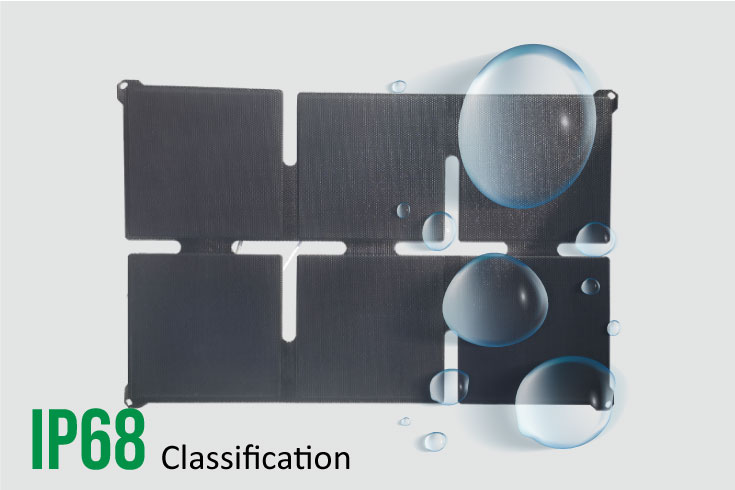 Powernation portable solar pannel water resistant